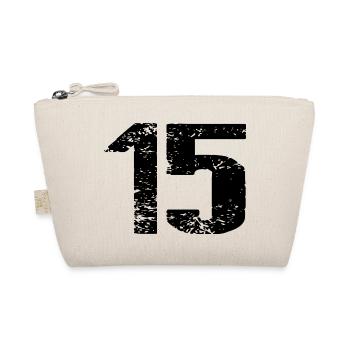 15 Number Jersey - Organic Pouch - nature - Front