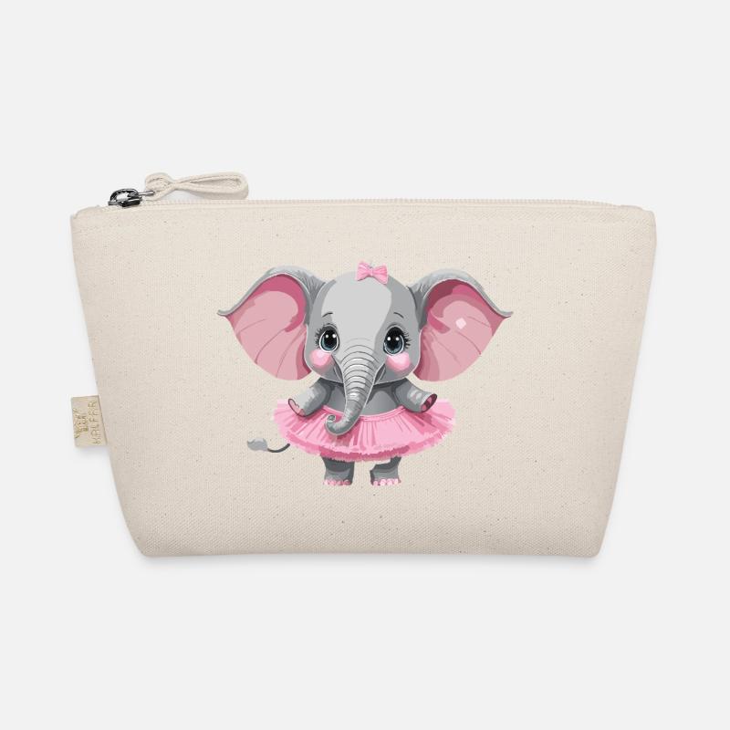 Elefant_im_Tuettue3 Organic Pouch
