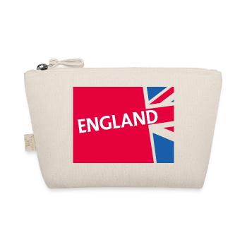 Flagge von England mit modernem Touch - Bio-Täschchen - Natur - Vorne