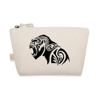 Gorilla Tribal Silverback - Organic Pouch - nature - Front