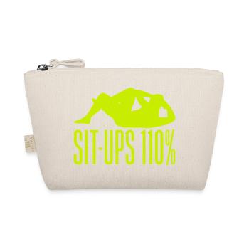 Fitness Fanatics Sit-Ups 110% Calisthenics Gym - Bio-Täschchen - Natur - Vorne