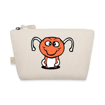 chenille trou au sol doux joli sourire heureux bande dessinée - Trousse biologique - nature - Devant