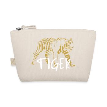 Wild Tiger Vintage Illustration - Organic Pouch - nature - Front