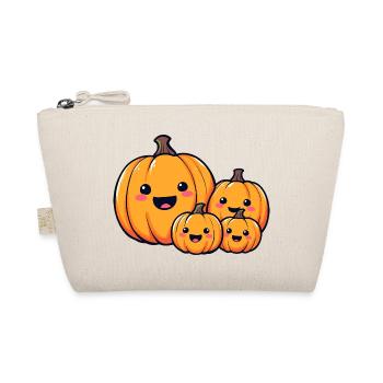 Halloween Citrouille Famille Drôle Mignon Enfants - Trousse biologique - nature - Devant