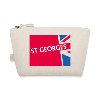 Buntes Union Jack-Design - Bio-Täschchen - Natur - Vorne