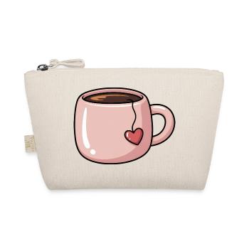 Heart Tea Mug - Organic Pouch - nature - Front