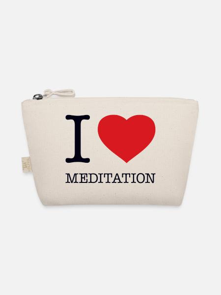 J'aime la méditation - Trousse biologique - nature - Devant