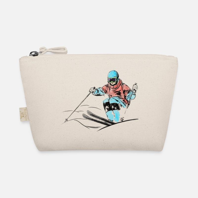 Mogul skiing Organic Pouch