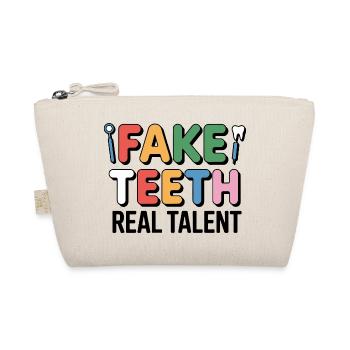 Dental Lab Technician Bridge Craft  - Organic Pouch - nature - Front