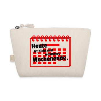 Nowhere weekend - Organic Pouch - nature - Front
