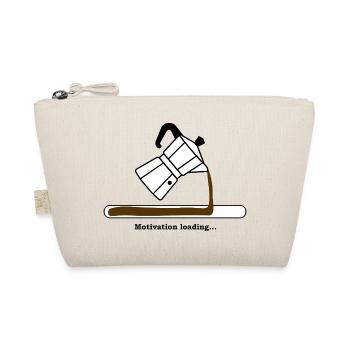 Motivation Loading mit Kaffee - Bio-Täschchen - Natur - Vorne