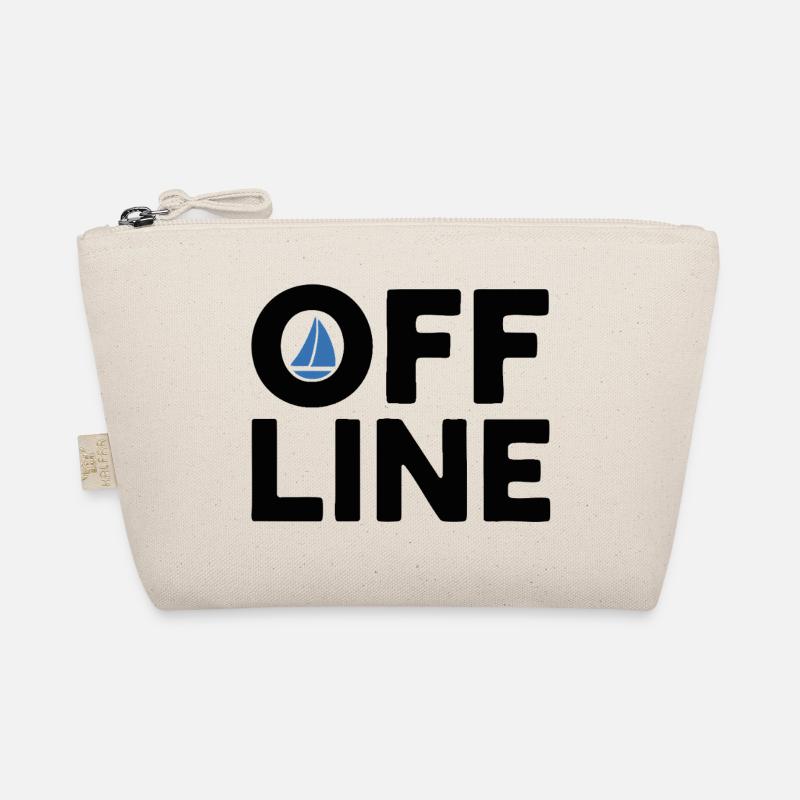 Offline – Segeln, Meer & Freiheit, Skipper - Bio-Täschchen - Natur
