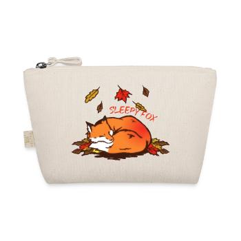 Sleeping Fox Autumn Dream Sleepy Fox - Organic Pouch - nature - Front