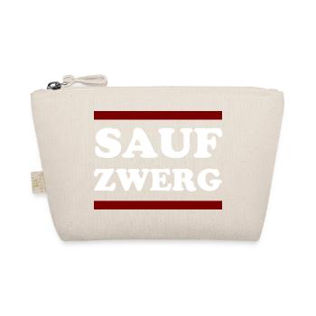 Saufzwerg Party Outfit Malle Kirmes JGA - Bio-Täschchen - Natur - Vorne
