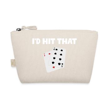 I'd hit that Casino Glücksspiel Lustiger Spieler - Bio-Täschchen - Natur - Vorne