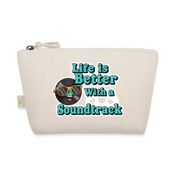 Life is Better With a Soundtrack - Organic Pouch - nature - Front