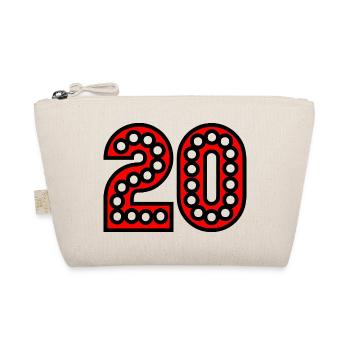 20. 20. JAHRESTAG. 20-JÄHRIGES JUBILÄUM. 20 JAHRE. - Bio-Täschchen - Natur - Vorne