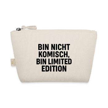 Bin nicht komisch – bin Limited Edition - Bio-Täschchen - Natur - Vorne