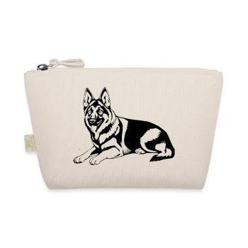 Berger allemand T-shirt chien cadeau - Trousse biologique - nature - Devant