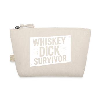 Whiskey Dick Survivor Schmutziger Humor Frech Drec - Bio-Täschchen - Natur - Vorne