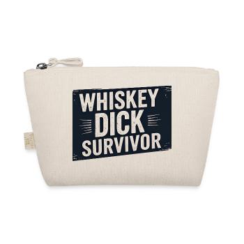 Whiskey Dick Survivor Schmutziger Humor Frech Drec - Bio-Täschchen - Natur - Vorne