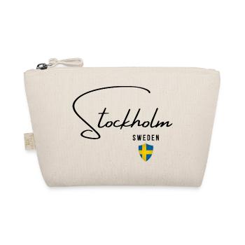 Design élégant Stockholm, j’adore Stockholm - Trousse biologique - nature - Devant