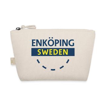 Enköping Sweden Emblem - Organic Pouch - nature - Front