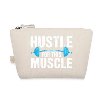 Bodybuilding Fitness Vintage Gym Athletes Workout - Organic Pouch - nature - Front