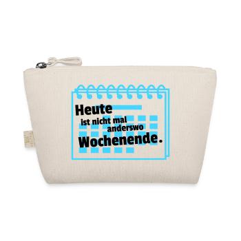 Nowhere weekend - Organic Pouch - nature - Front