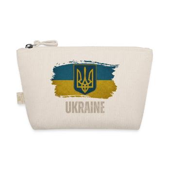 Flag of Ukraine, I love Ukraine - Organic Pouch - nature - Front