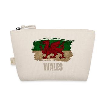 Flag of Wales, Welsh pride - Organic Pouch - nature - Front
