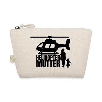 Helicopter Mom Saying Humor - Organic Pouch - nature - Front