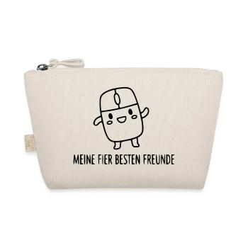 gamer-freunde-maus-tasten-lustiger-spruch_1 - Bio-Täschchen - Natur - Vorne
