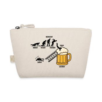 Funny beer design, perfect for the bachelor party crew - Organic Pouch - nature - Front