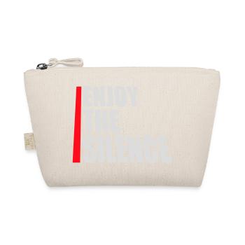 Enjoy The Silence Saying Calm Silence Introvert - Organic Pouch - nature - Front