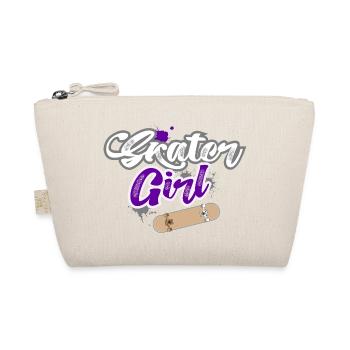 skater girl - Organic Pouch - nature - Front