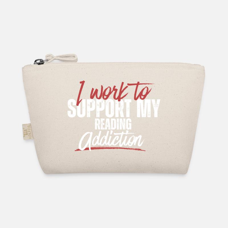 Typografie – I Work to Support My Addiction Bio-Täschchen