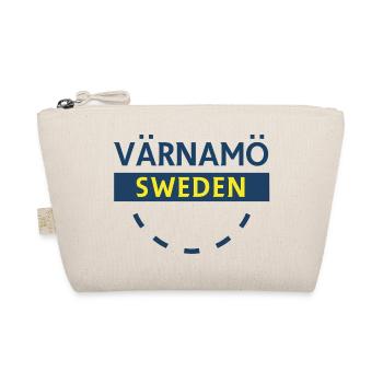 Värnamo Schweden Abzeichen - Bio-Täschchen - Natur - Vorne