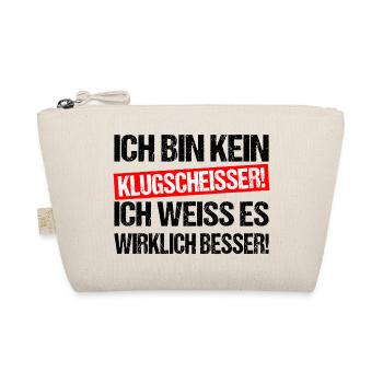 Dire le malin sur la chemise Sarcasme Humour - Trousse biologique - nature - Devant