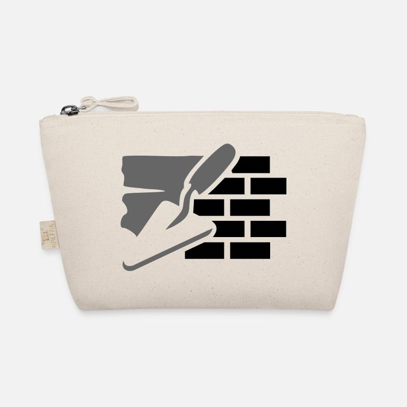 Maurer Hausbau Logo - Trowel, Plaster & Bricks Organic Pouch