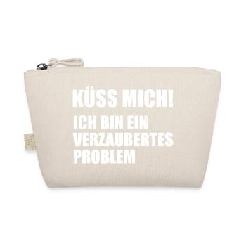 Kiss me, I'm an enchanted problem - Organic Pouch - nature - Front