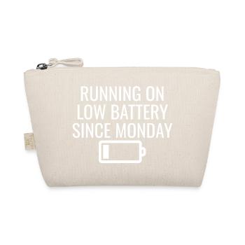 Batterie faible depuis lundi T-shirt - Trousse biologique - nature - Devant