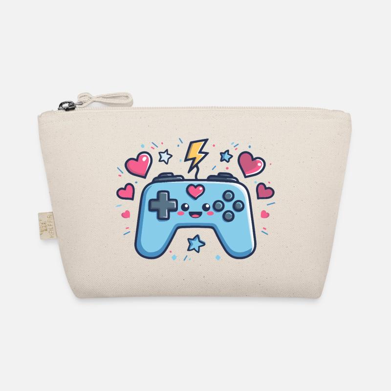 Kawaii Game Controller Herz Design Bio-Täschchen