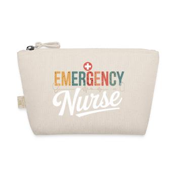 Emergency Nurse Emergency Design - Organic Pouch - nature - Front