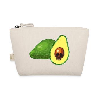 Avocado skull - Organic Pouch - nature - Front