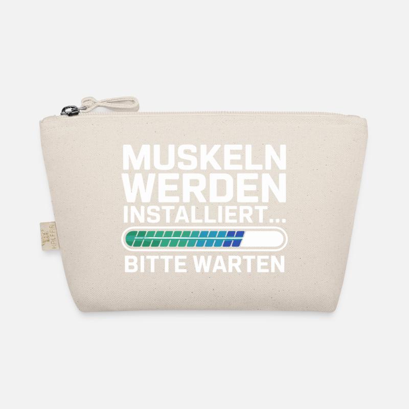  Muskeln Werden Installiert Bitte Warten Lustiger Bio-Täschchen