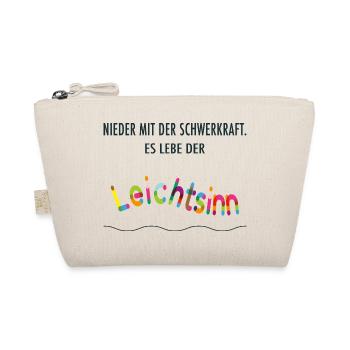 Long live recklessness – colorful & cheerful - Organic Pouch - nature - Front