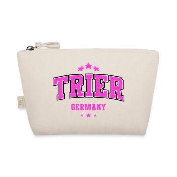 Trier Germany Pink Heimat College Design - Organic Pouch - nature - Front