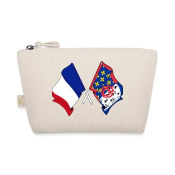 Pays de la Loire + French flag crossed - Organic Pouch - nature - Front