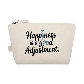 Chiropractor Happiness Is A Good Adjustment Expert - Organic Pouch - nature - Front